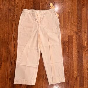 NWT Tommy Bahama Tan Cargo Pants Size 8